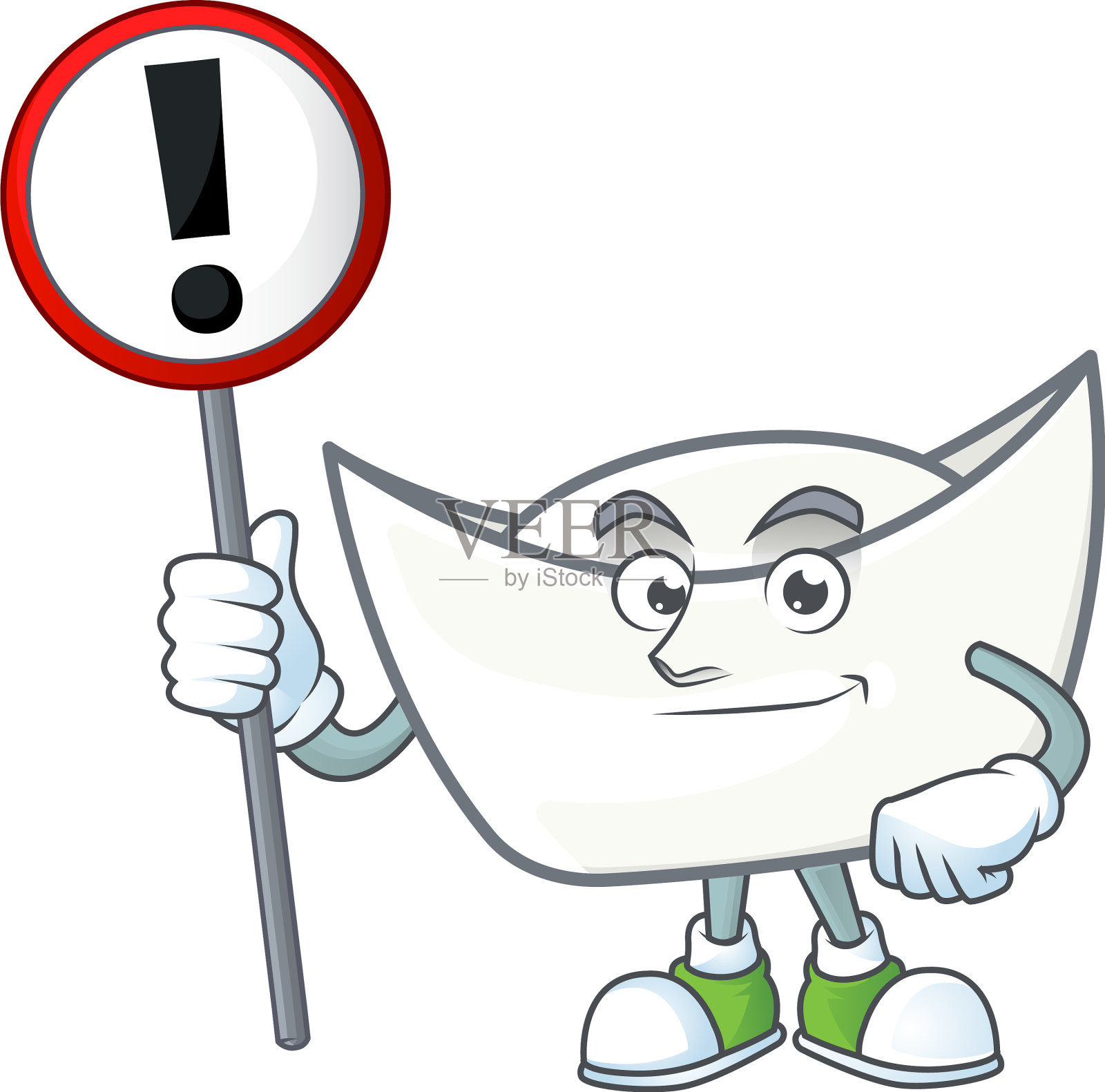 卡通设计中国白锭崛起了设计元素图片