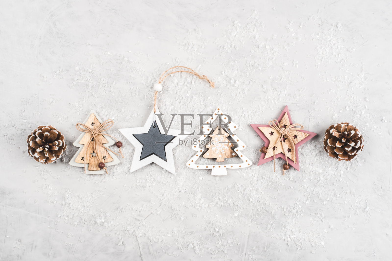 圣诞佳节背景圣诞装饰。照片摄影图片