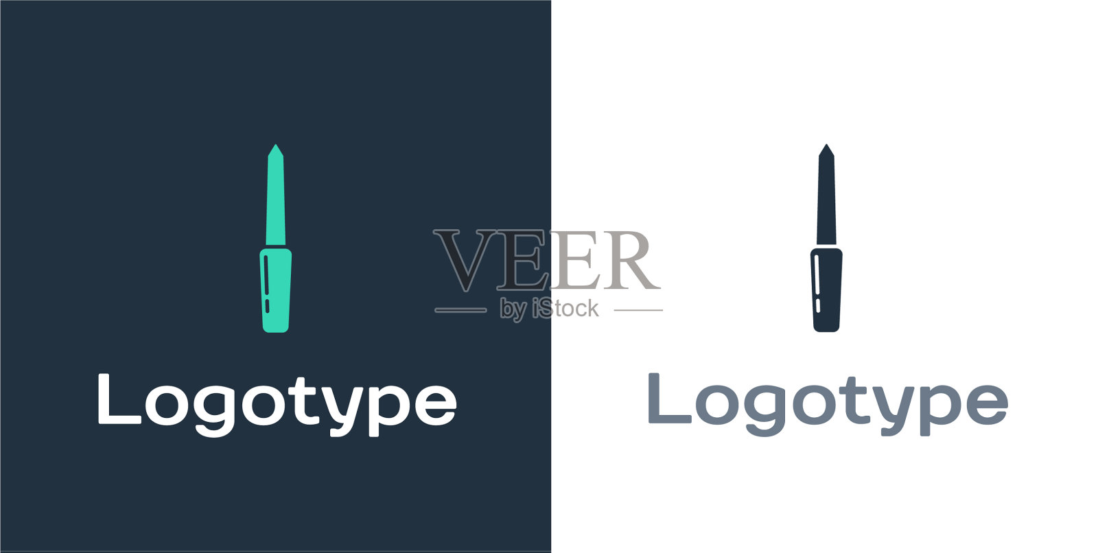 标志型指甲文件图标孤立在白色图标素材