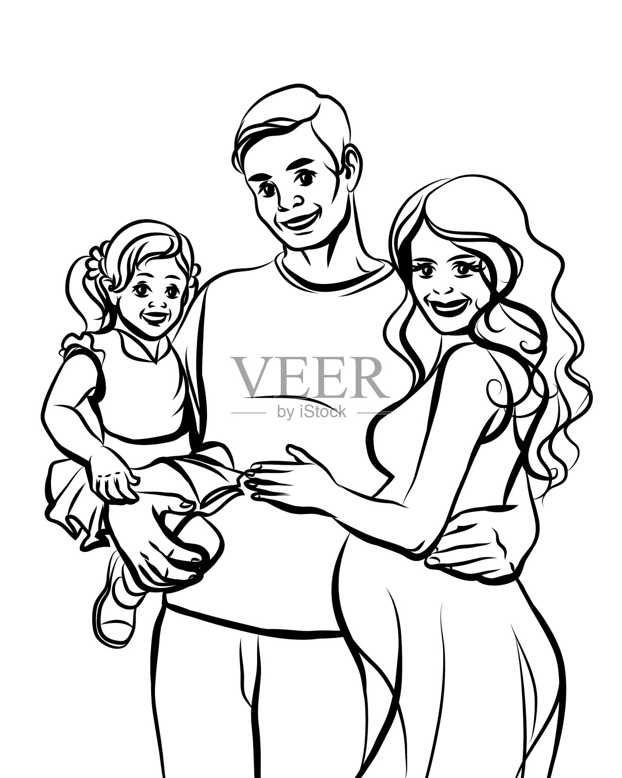 家庭图形手绘草图设计元素图片