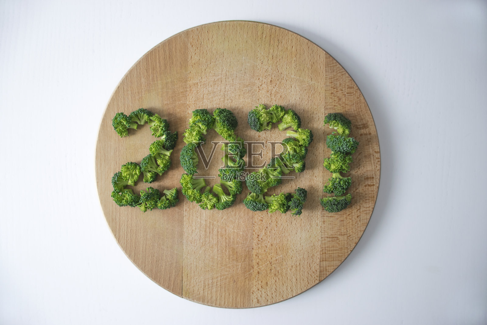 西兰花做的2021年照片摄影图片