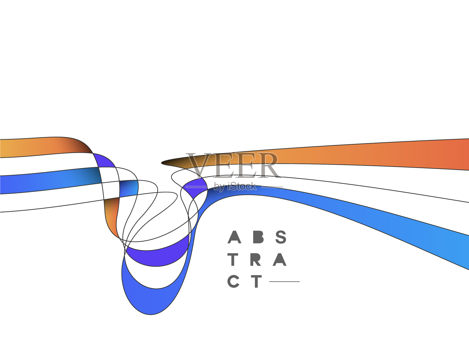 抽象的彩色图案设计和背景插画图片素材