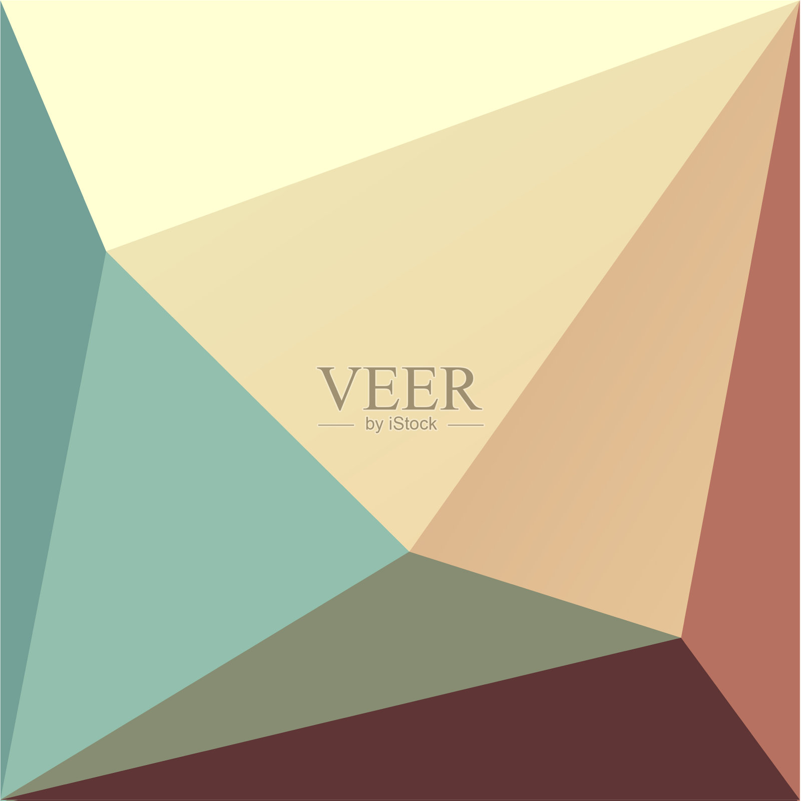 抽象几何三角形背景插画图片素材