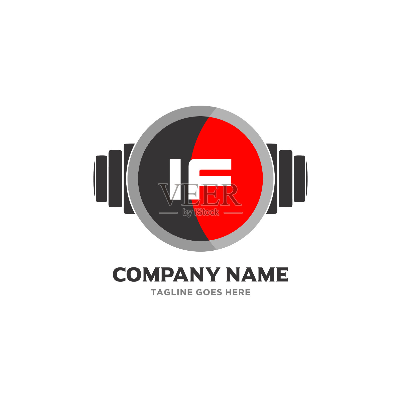 如字母标识设计，图标健身和音乐插画图片素材