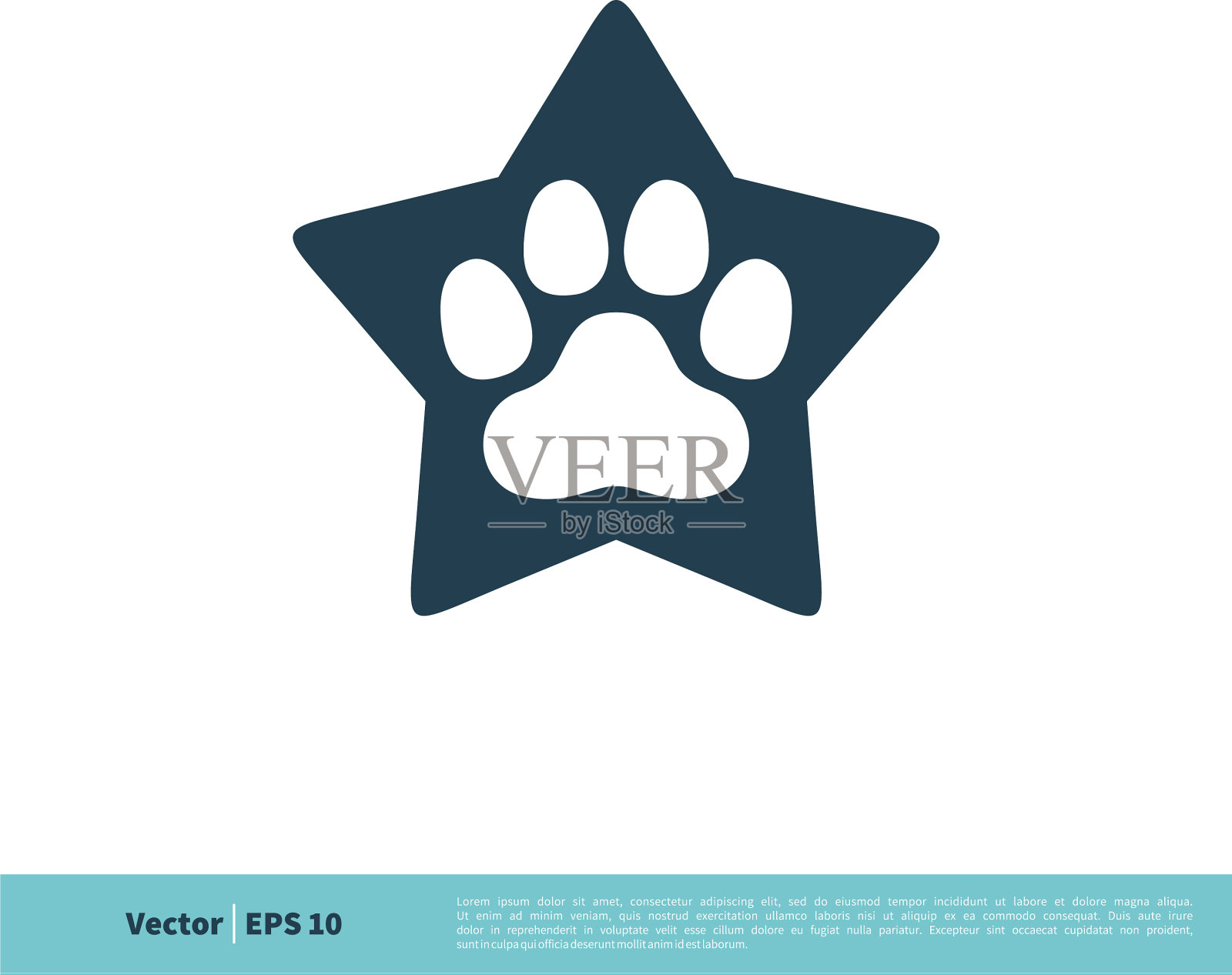 爪印宠物明星图标标识eps模板设计设计模板素材