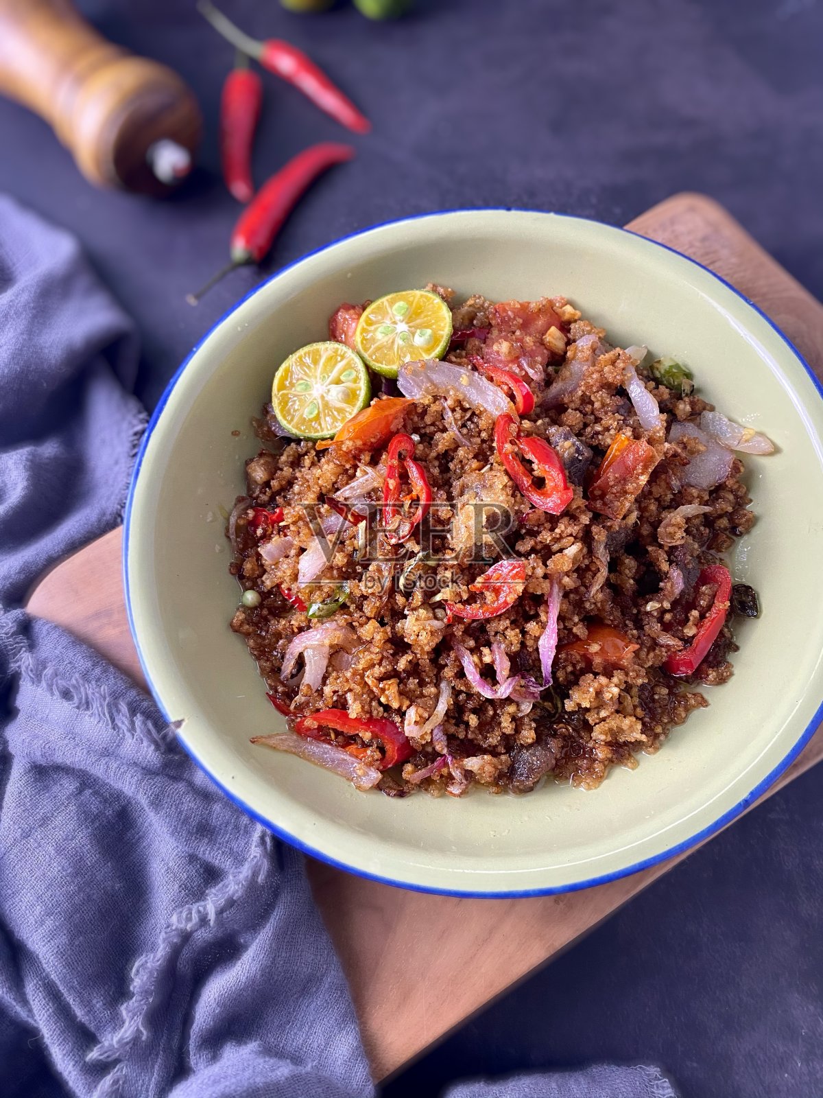 Pekasam肉照片摄影图片