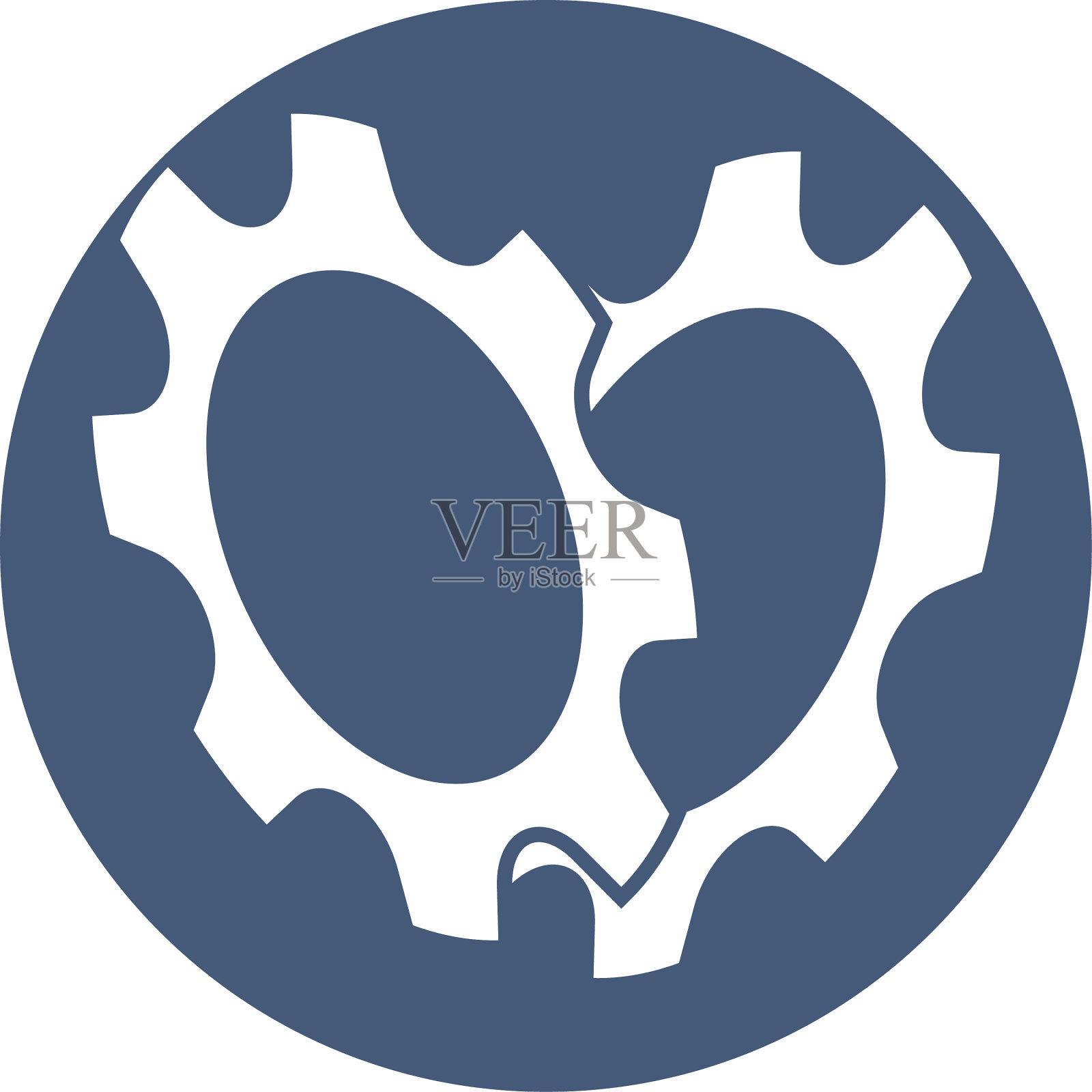 齿轮标志模板图标素材