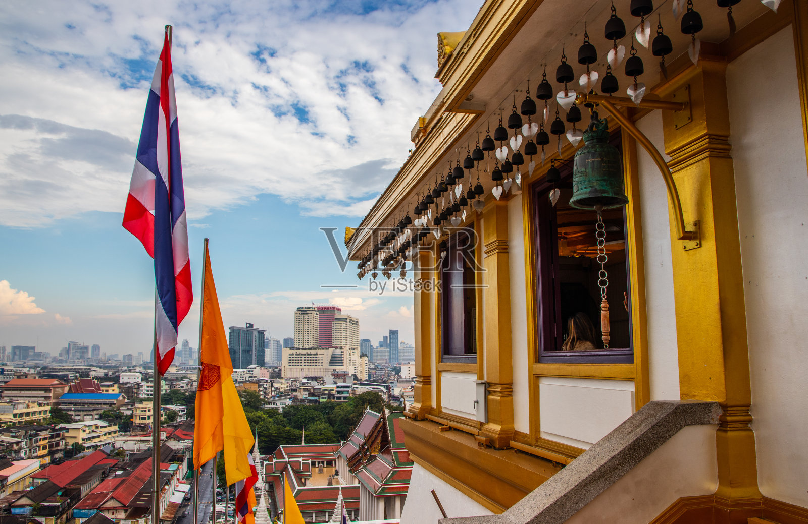 从萨吉寺看曼谷照片摄影图片