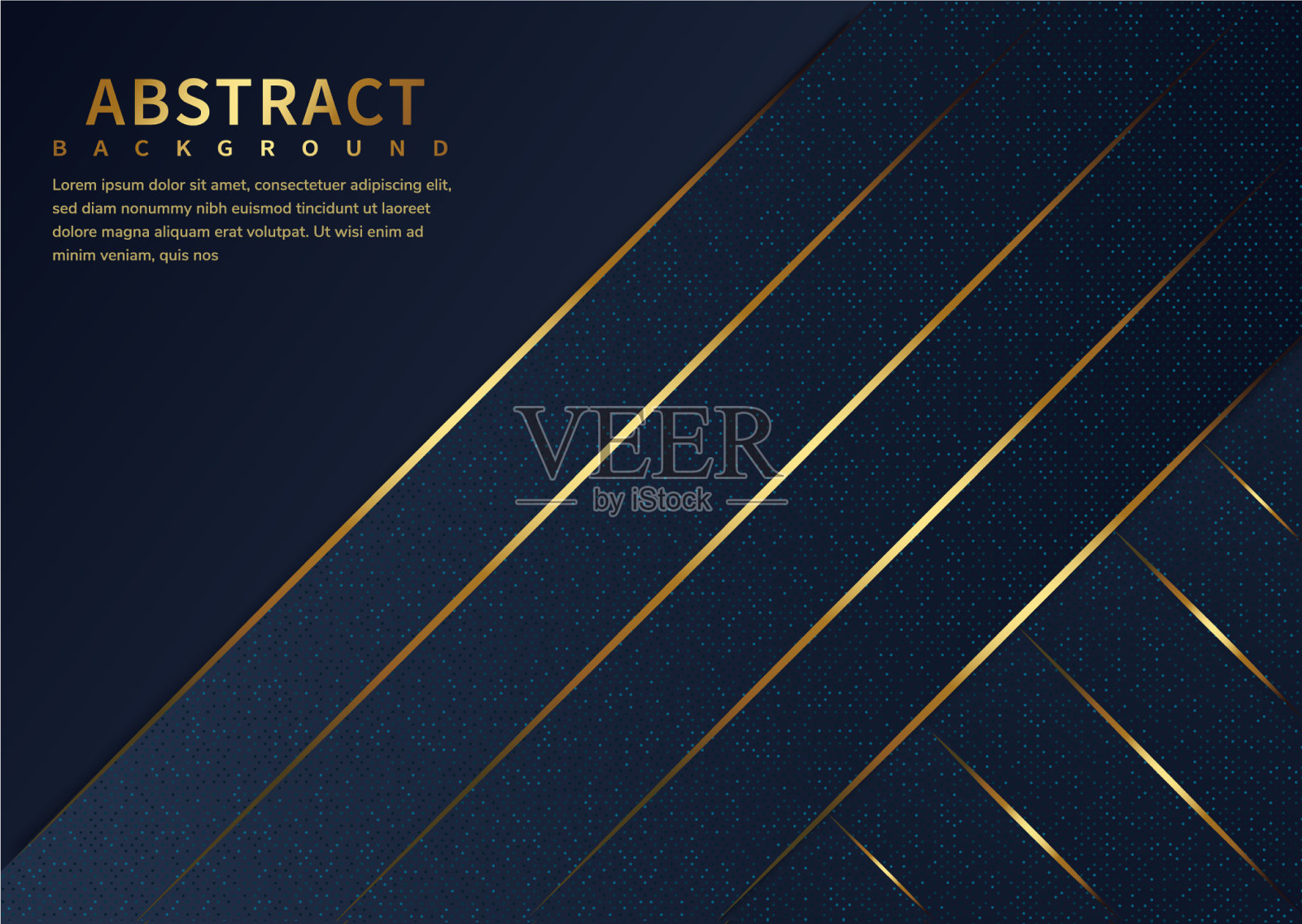 抽象豪华深蓝色背景重叠插画图片素材