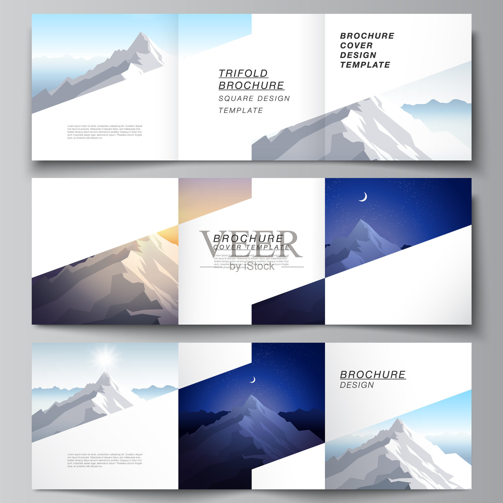 最小可编辑布局方形格式插画图片素材