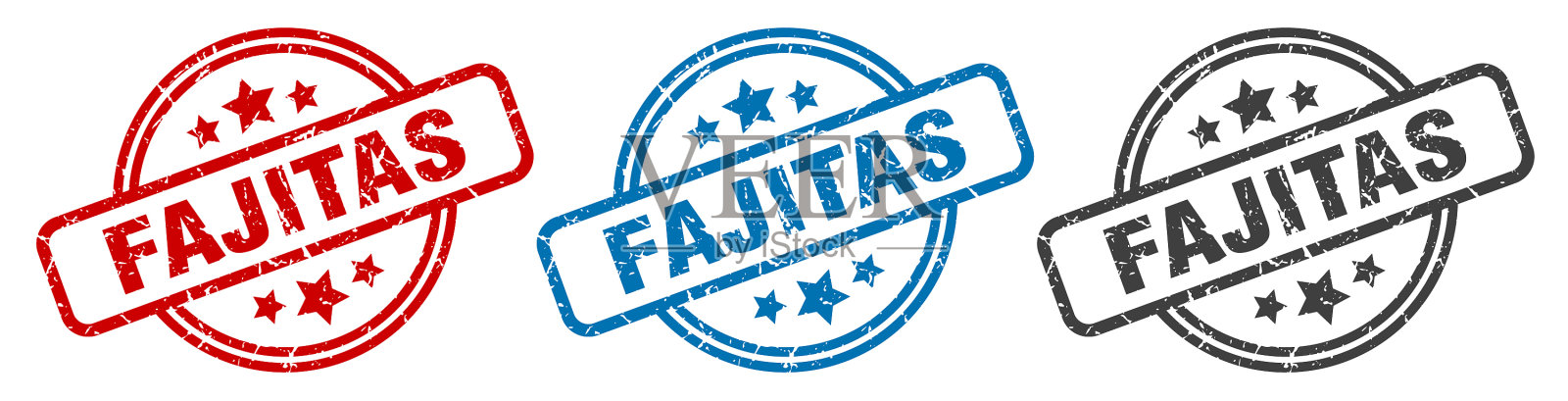 Fajitas邮票Fajitas圆孤立标志Fajitas插画图片素材