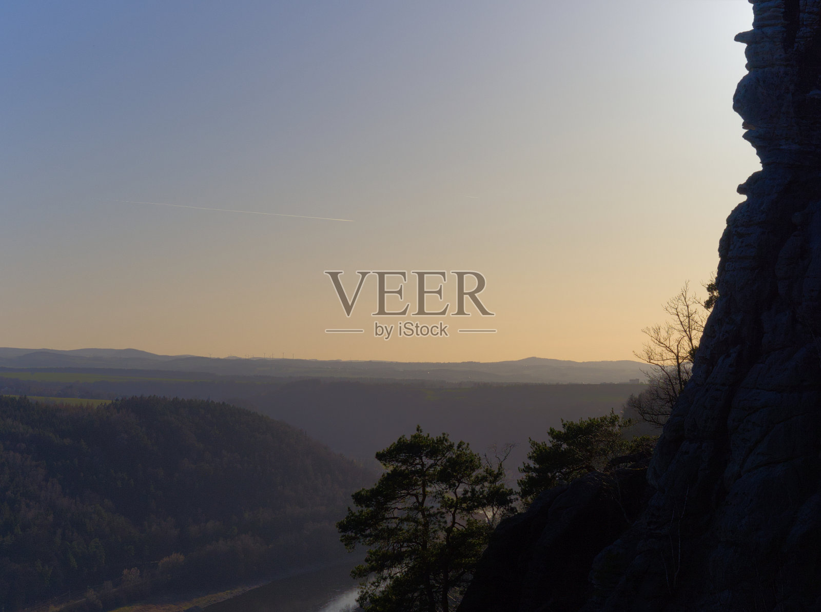 欣赏美丽的萨克森风景照片摄影图片