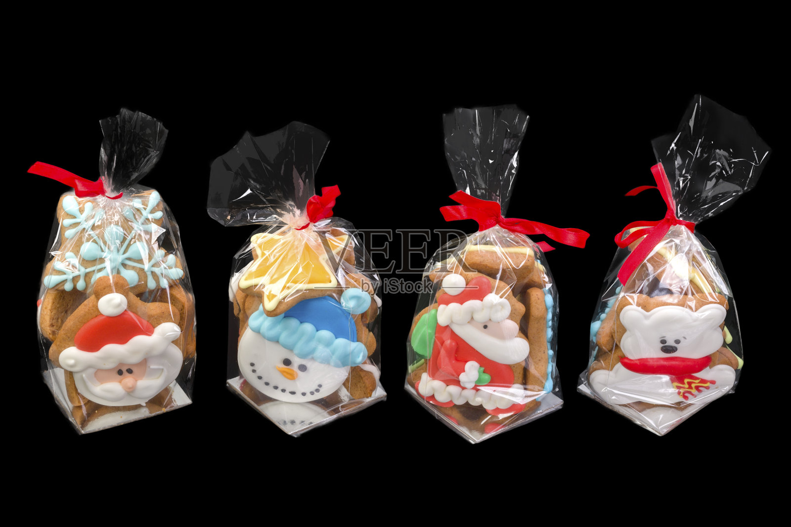 圣诞节打印饼干照片摄影图片