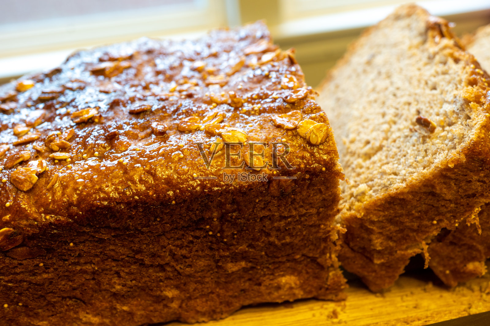 全麦面包-自制照片摄影图片