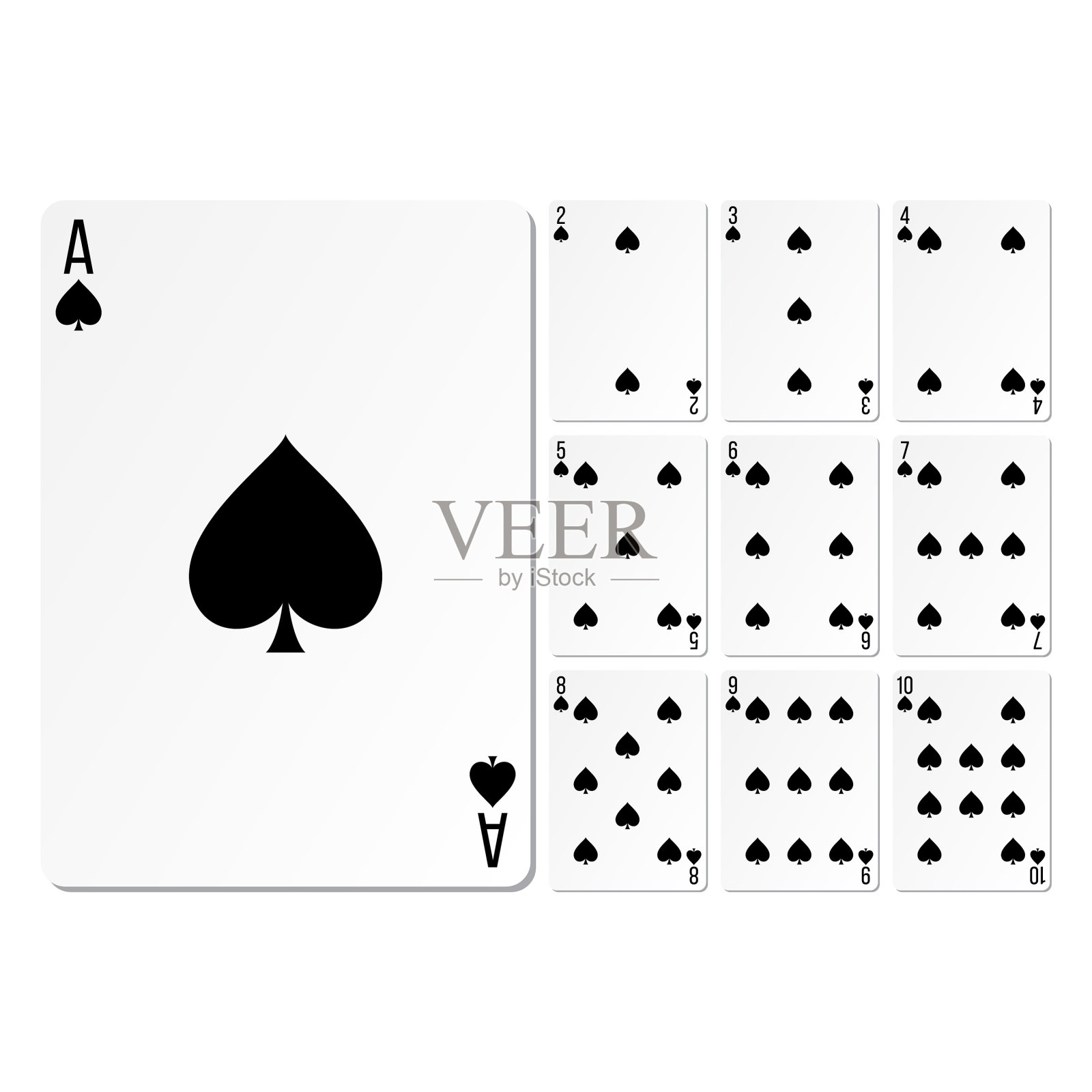 黑桃套牌图标素材