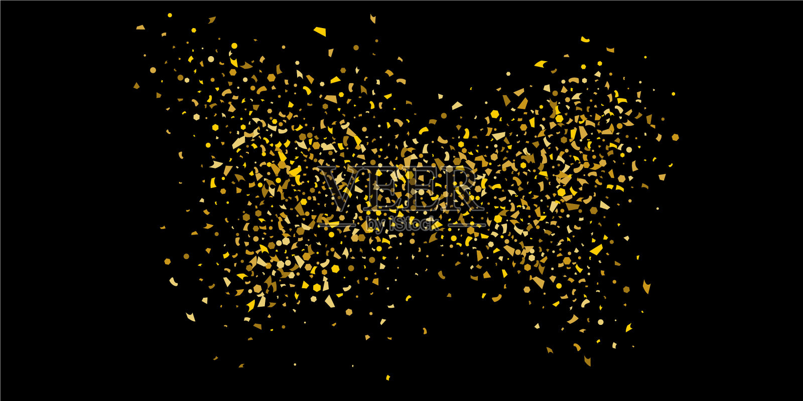 金色的闪光插画图片素材