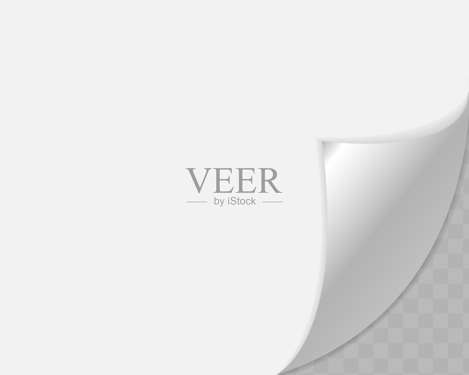 纸角弯曲插画图片素材