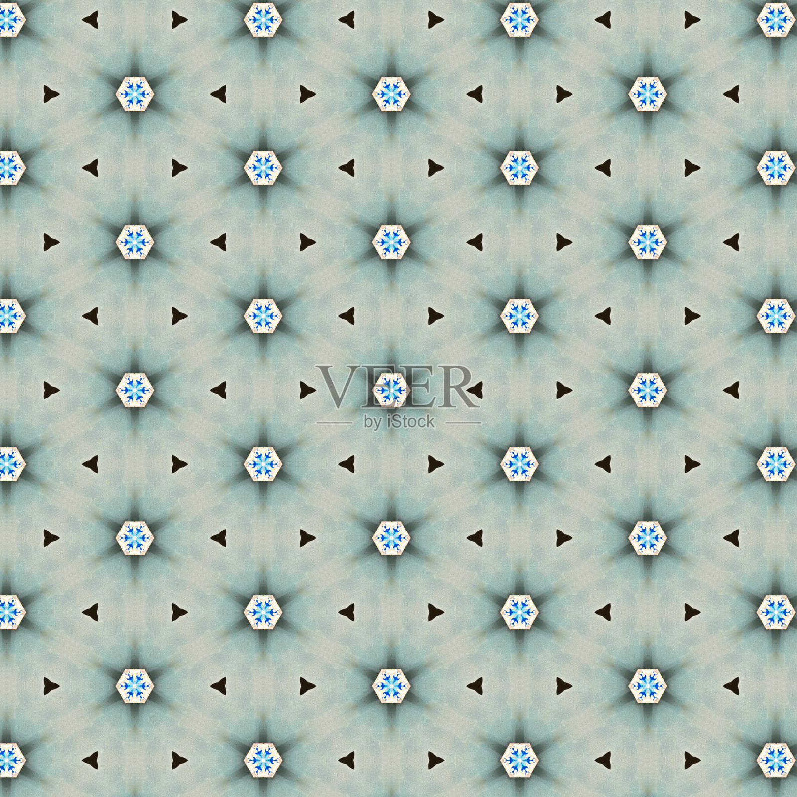 万花筒内抽象形式的动机图案设计照片摄影图片