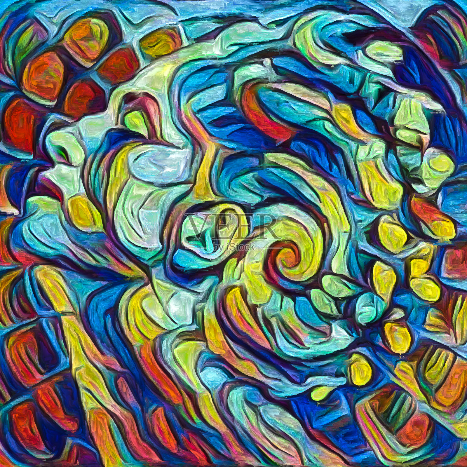 内螺旋插画图片素材