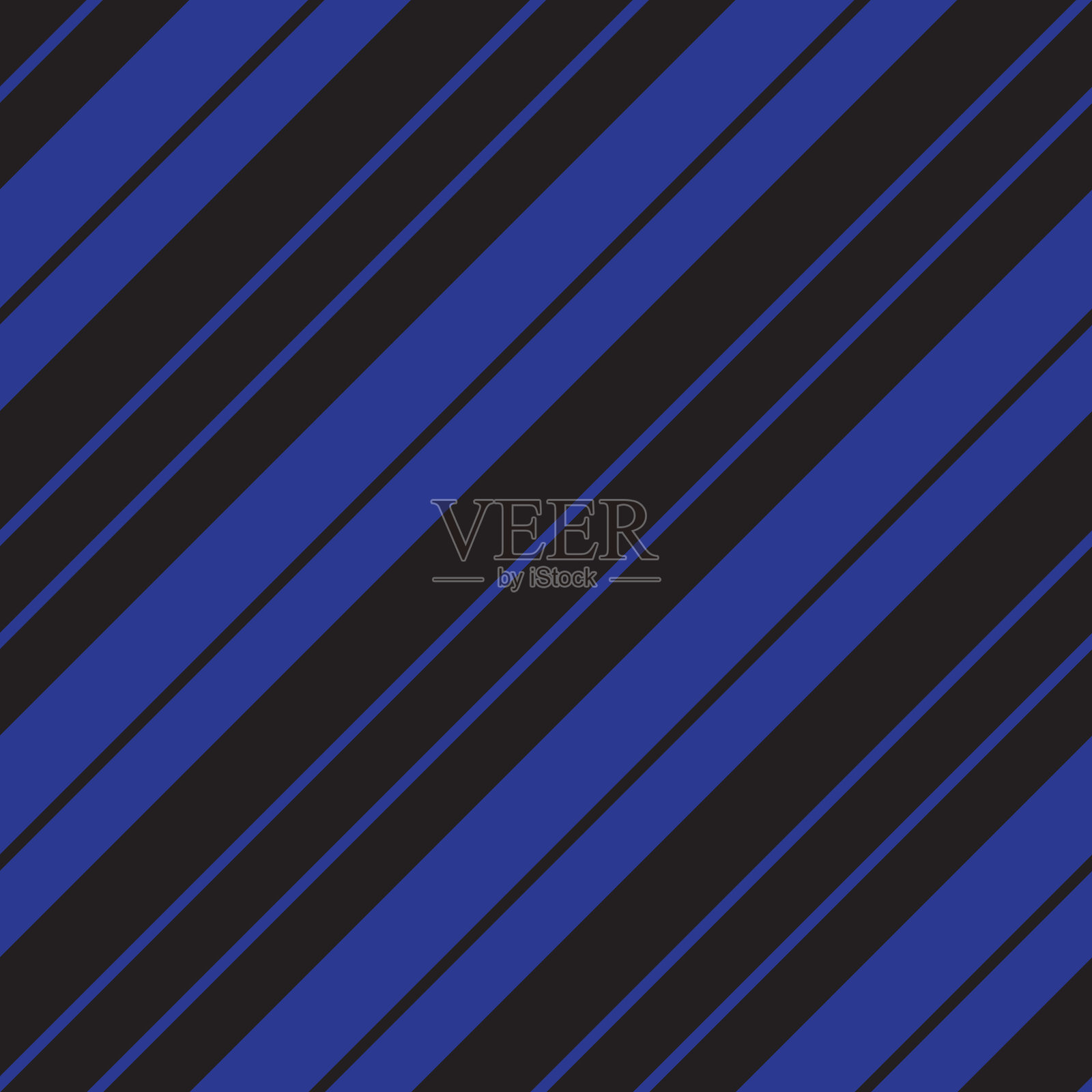 蓝色条纹无缝图案背景中插画图片素材