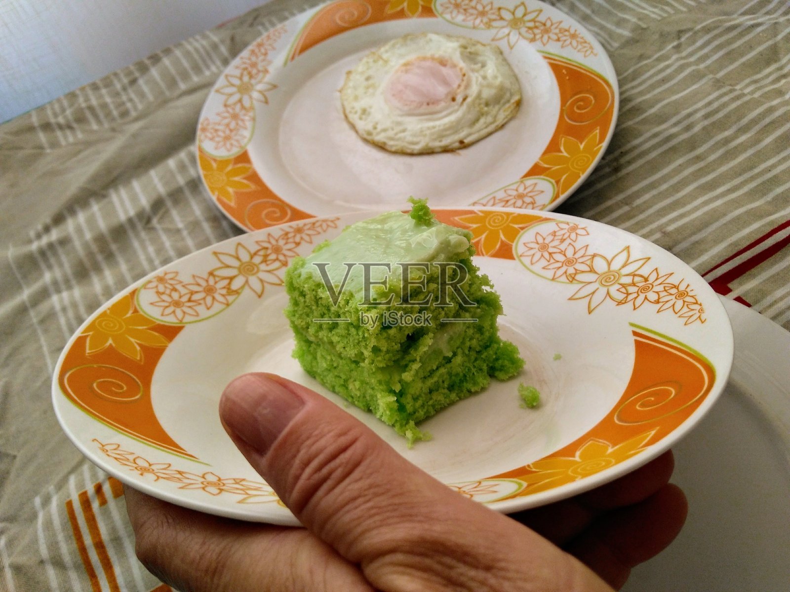 柠檬蛋糕盘照片摄影图片