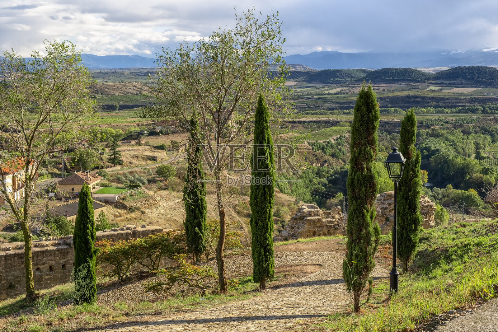 圣维森特·德拉·桑塞拉，里奥哈，西班牙照片摄影图片