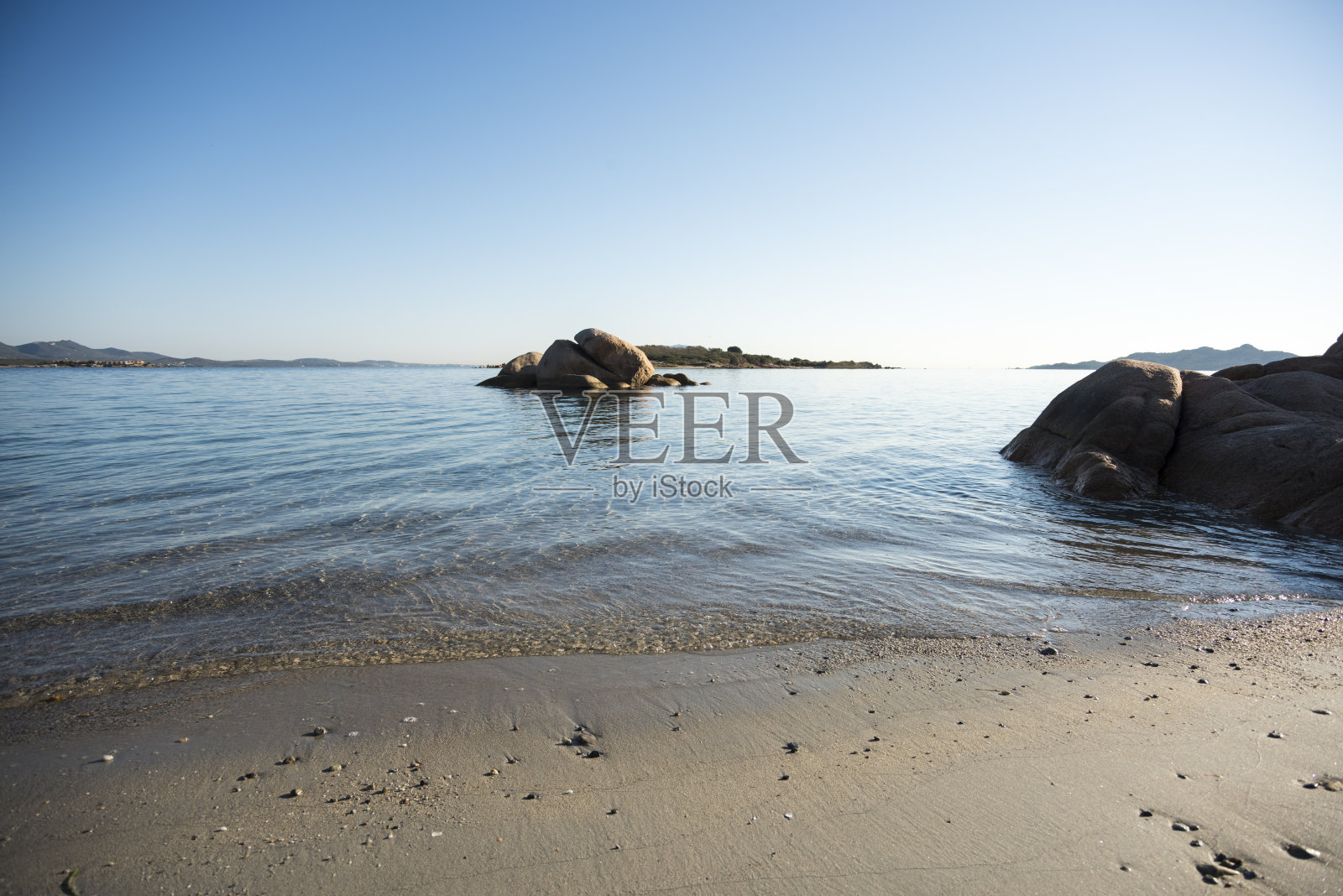 撒丁岛美丽的海滩照片摄影图片