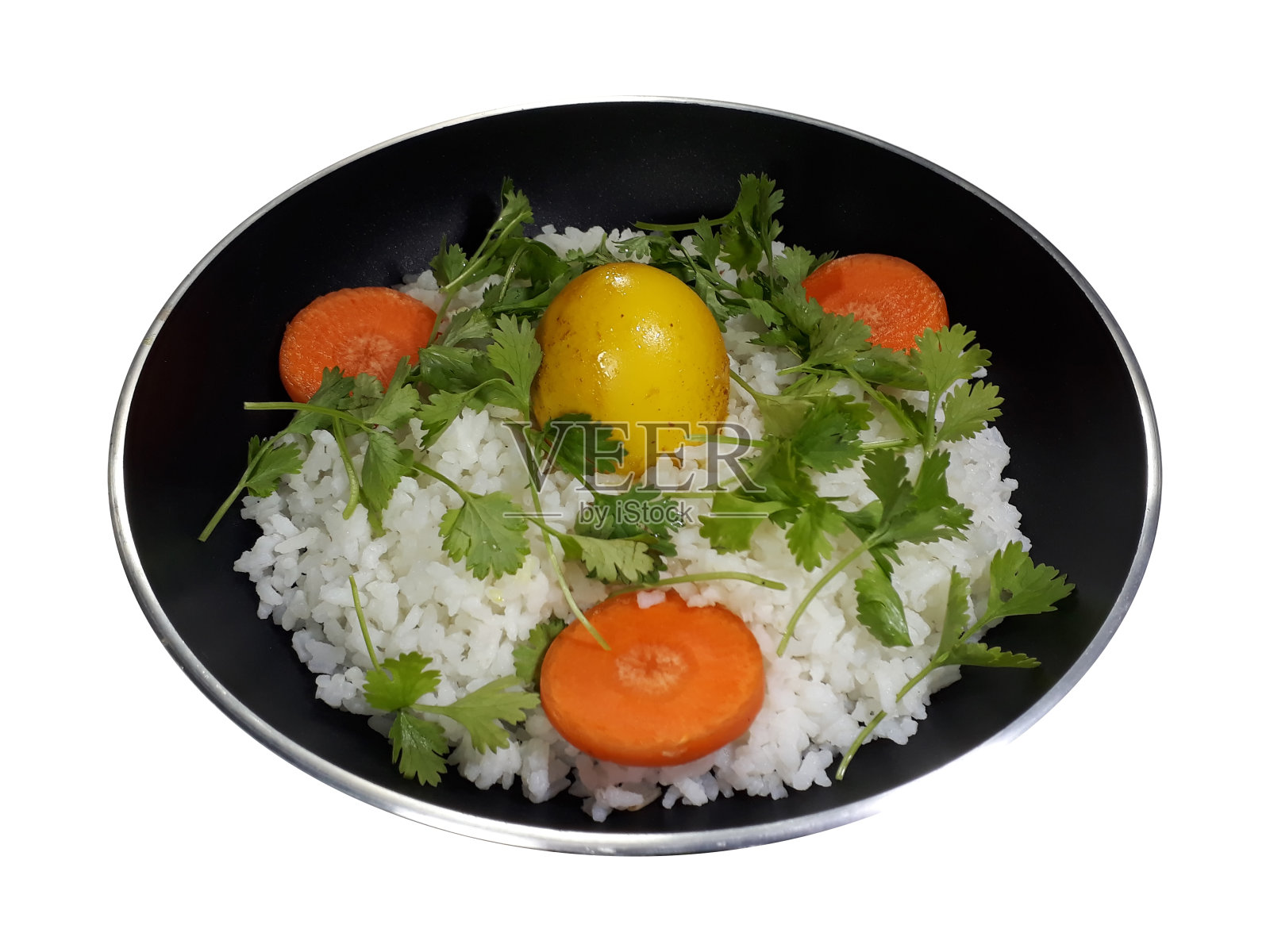 生鸡蛋配米饭，家常便饭照片摄影图片