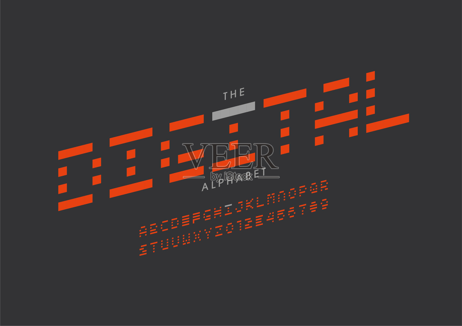 数字字母插画图片素材