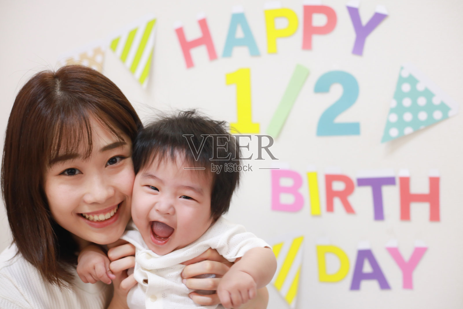 一半的生日照片摄影图片