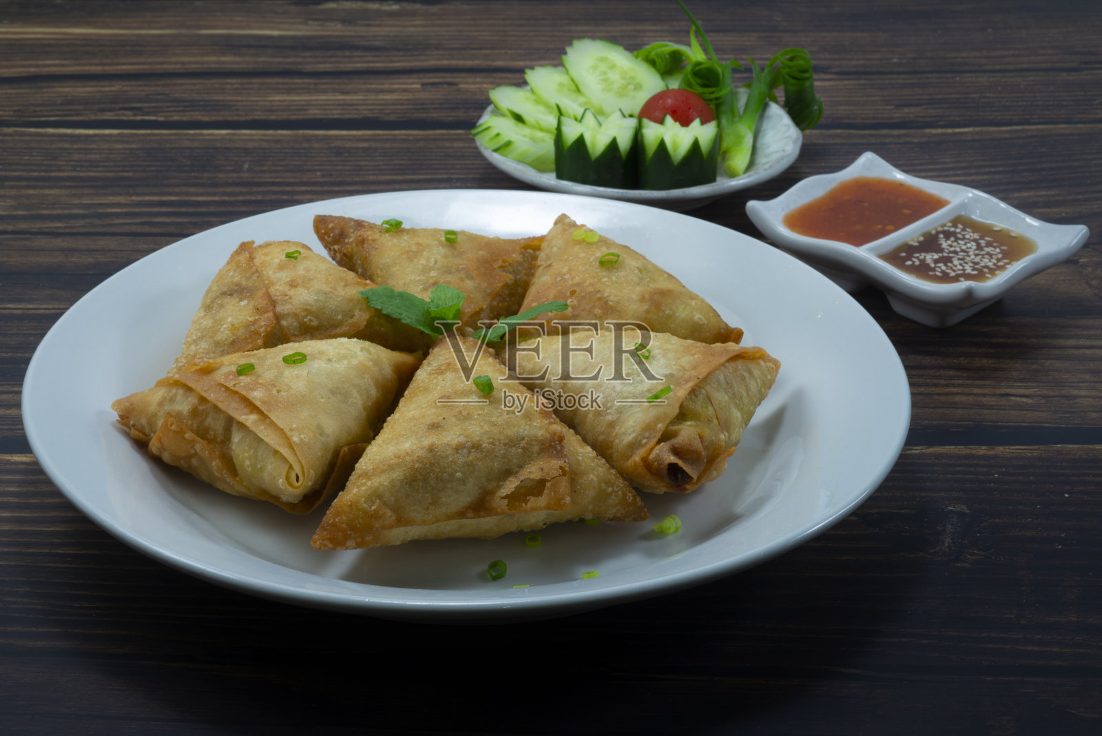 中国素芋头饺子照片摄影图片