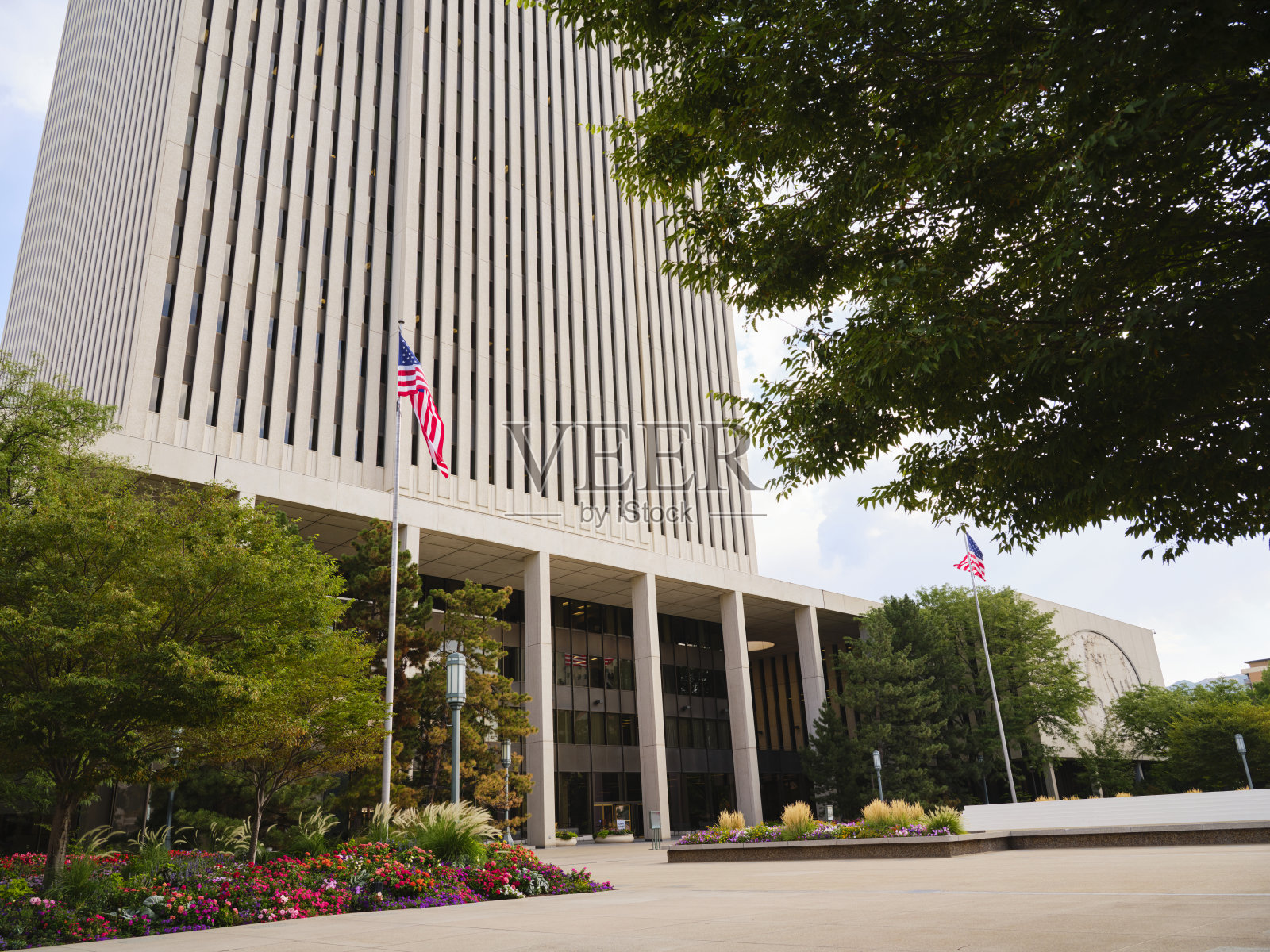 犹他州盐湖城神庙广场照片摄影图片