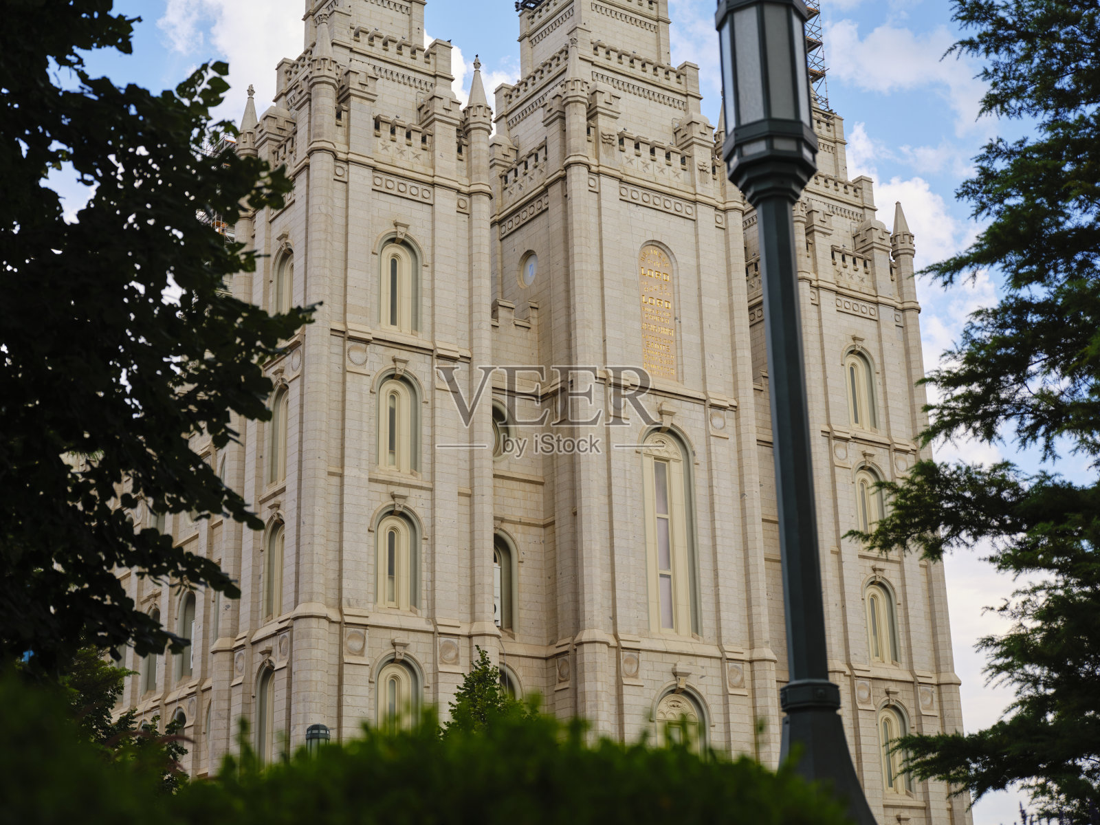 犹他州盐湖城神庙广场照片摄影图片