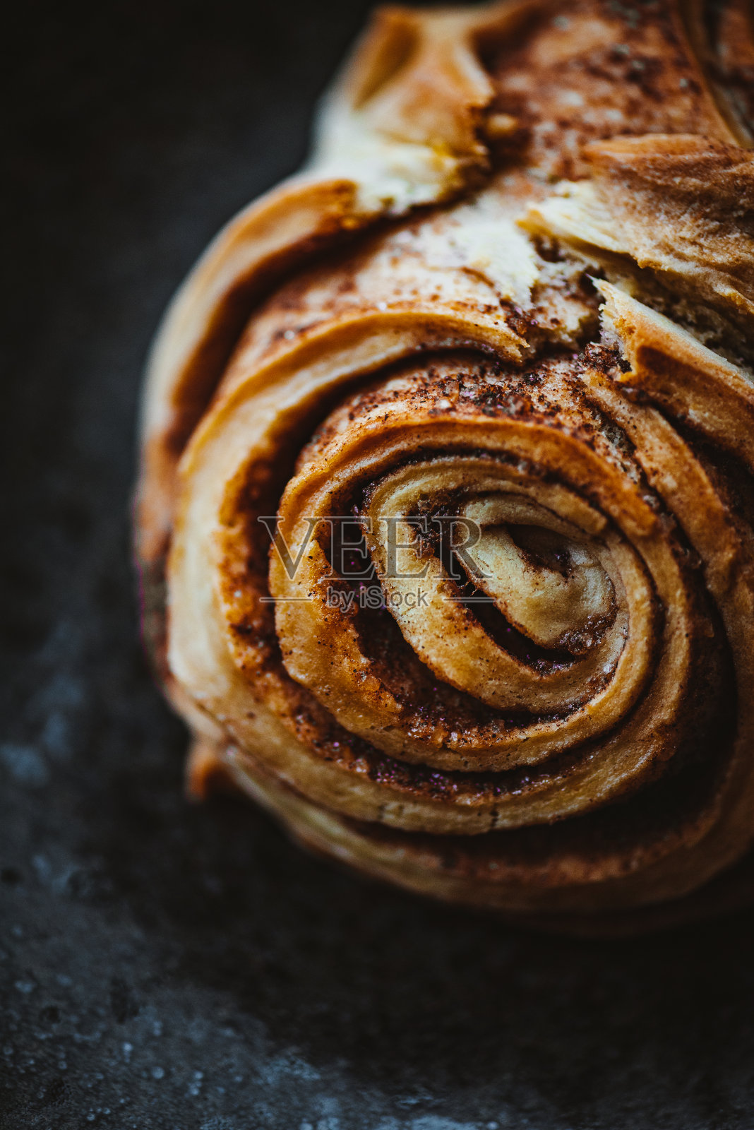 Franzbrötchen -北德国肉桂卷照片摄影图片