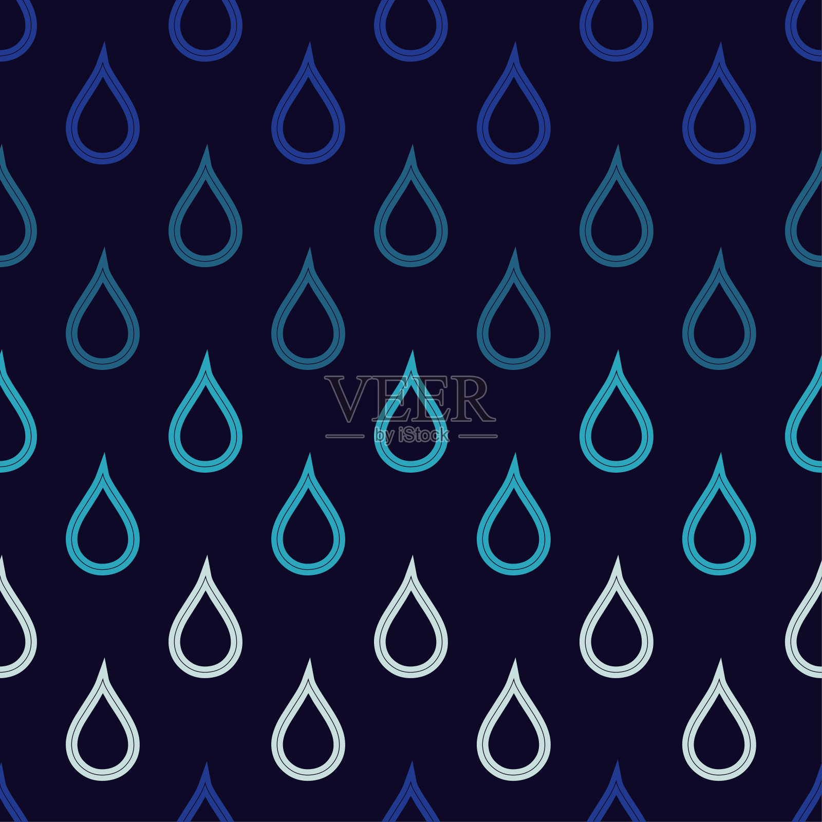 几何形状的马赛克。无缝模式。插画图片素材