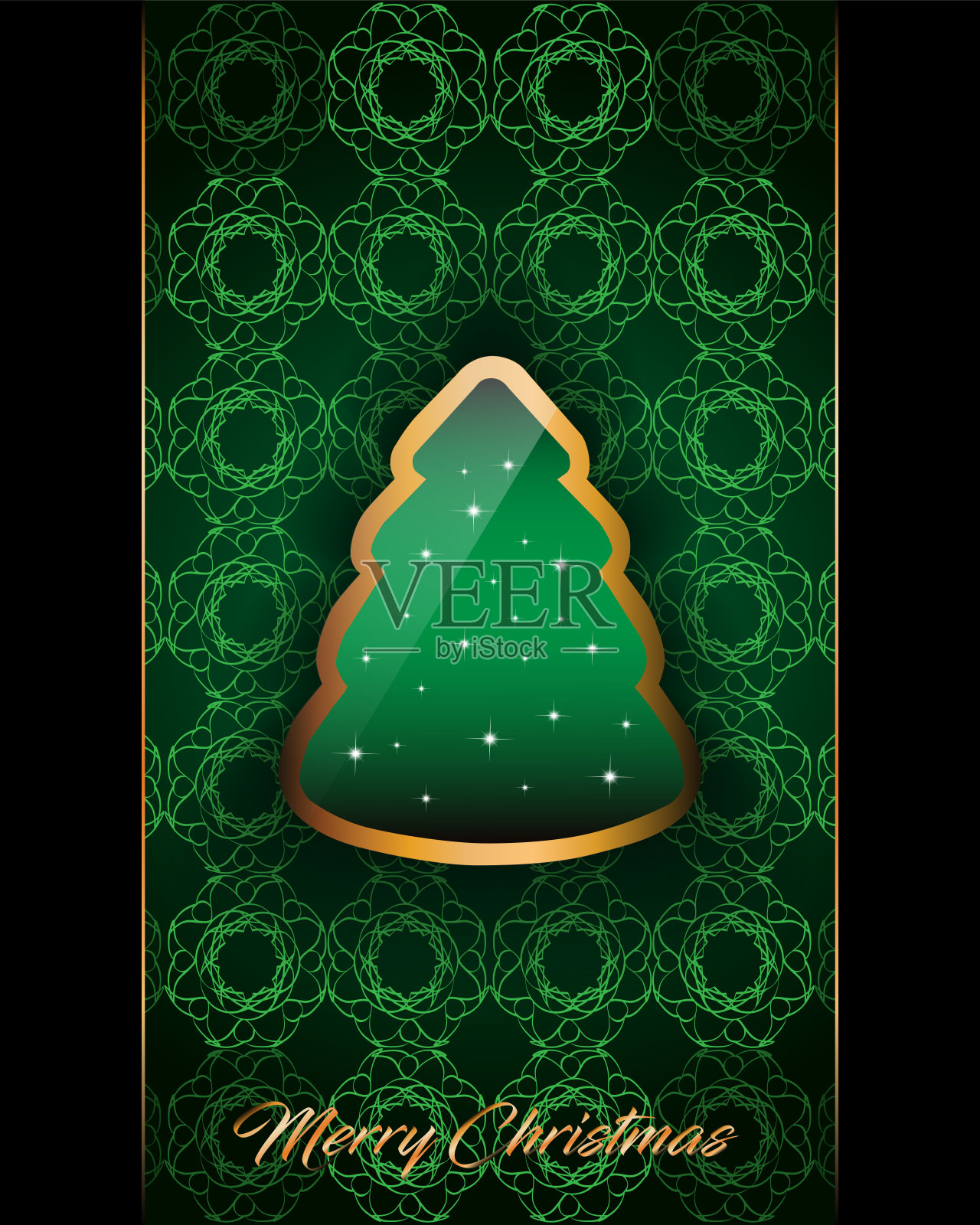 2021年圣诞快乐的背景为您的季节邀请，节日海报，贺卡。插画图片素材