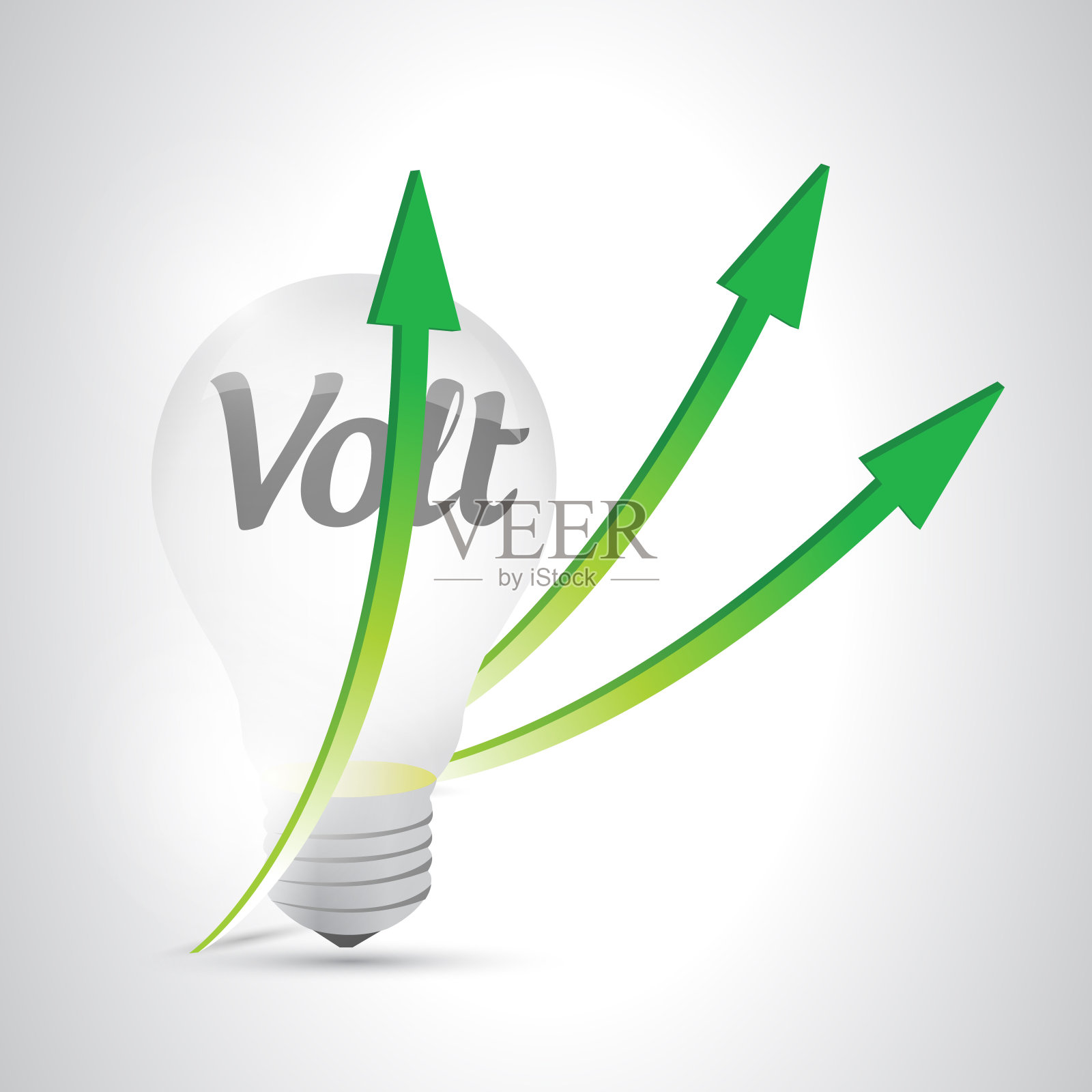 灯泡伏特说明设计插画图片素材