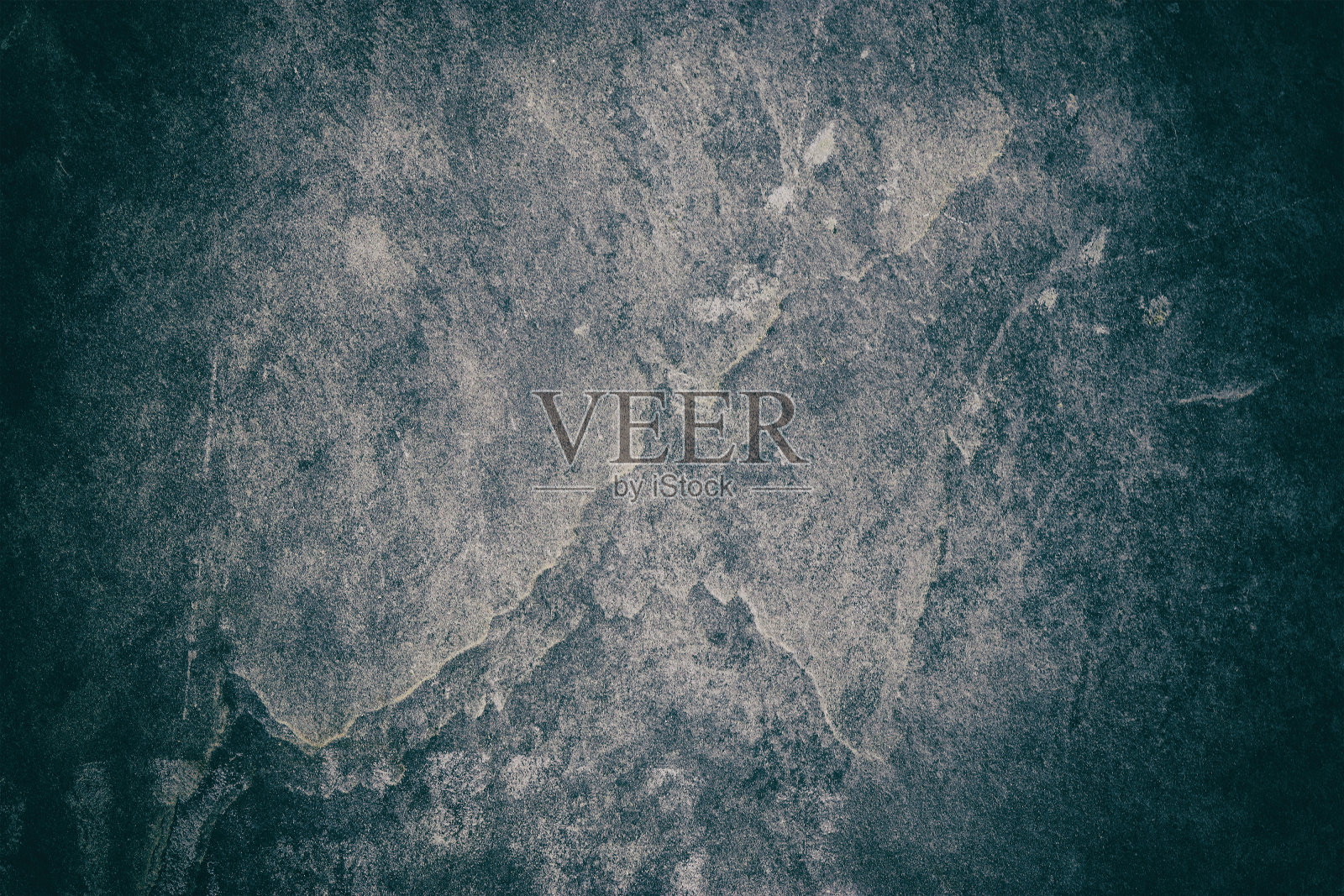 纹理有白色和蓝色。垃圾墙纹理，混凝土水泥背景。纹理装饰的威尼斯灰泥背景。渐晕效应照片摄影图片