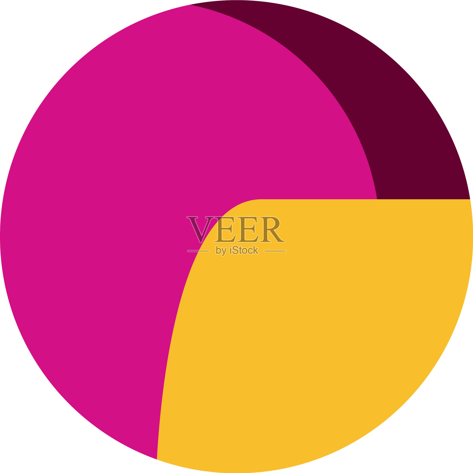 几何和抽象圆形平面风格图标图标素材