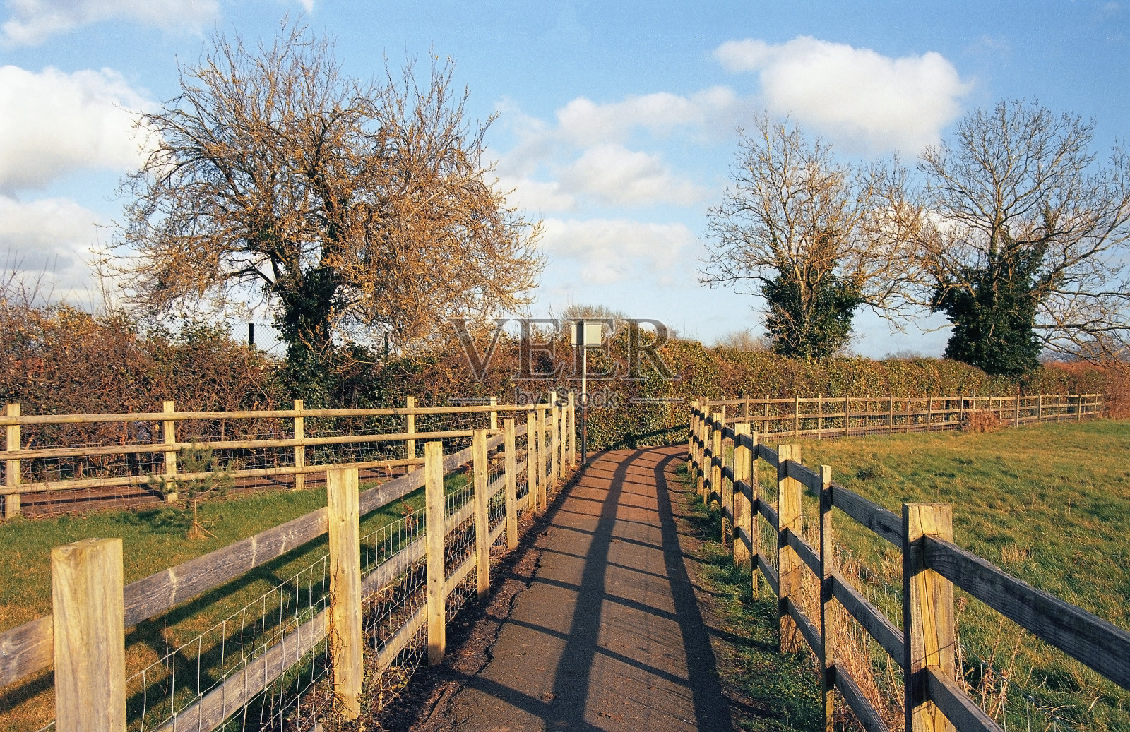 一般的小路步行小路滚动的景观步行徒步旅行漫步徒步旅行健身锻炼英国中部英国阳光茂盛的绿色农田农田拍摄的电影照片摄影图片