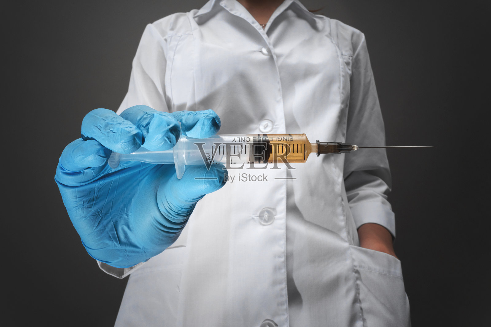 注射器。照片摄影图片