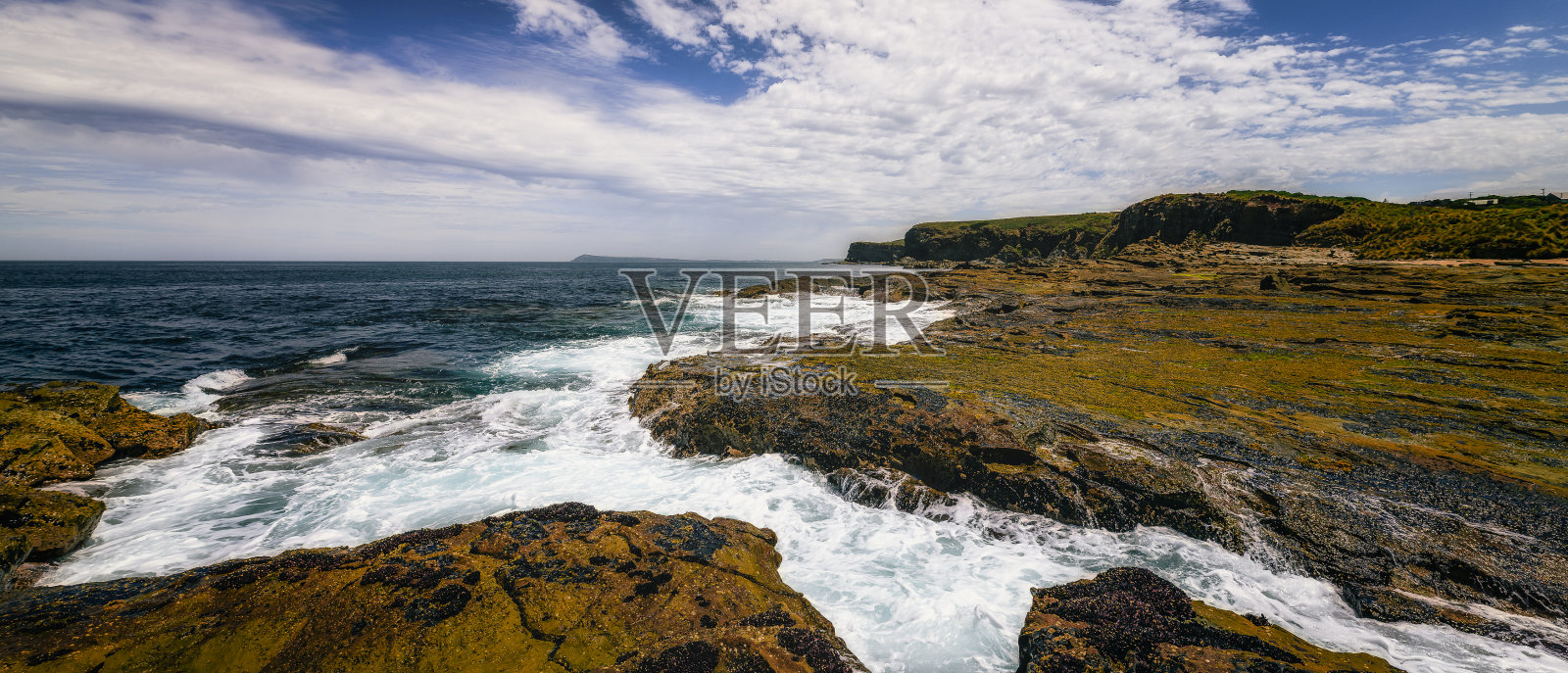 雪莉海滩，基尔昆达，西港湾，澳大利亚维多利亚州- 2020年11月照片摄影图片