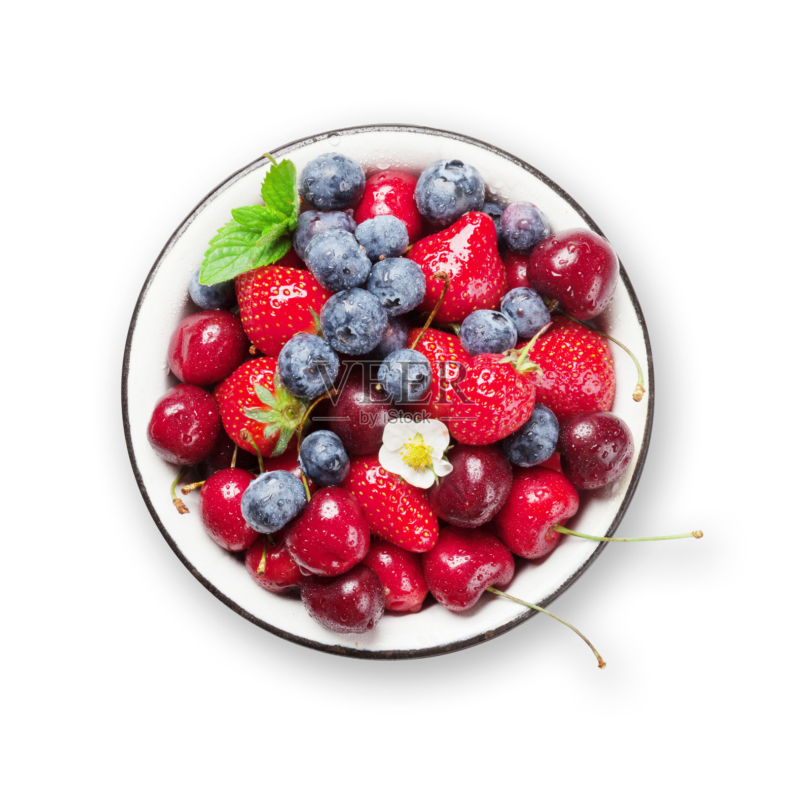 清新的夏日浆果照片摄影图片