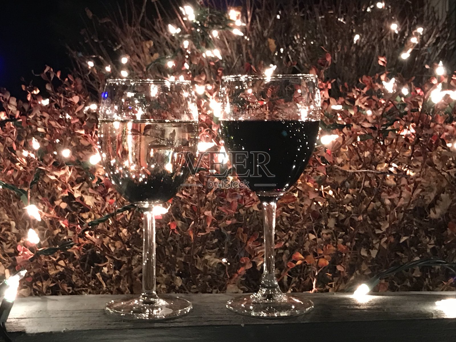 圣诞节的酒照片摄影图片