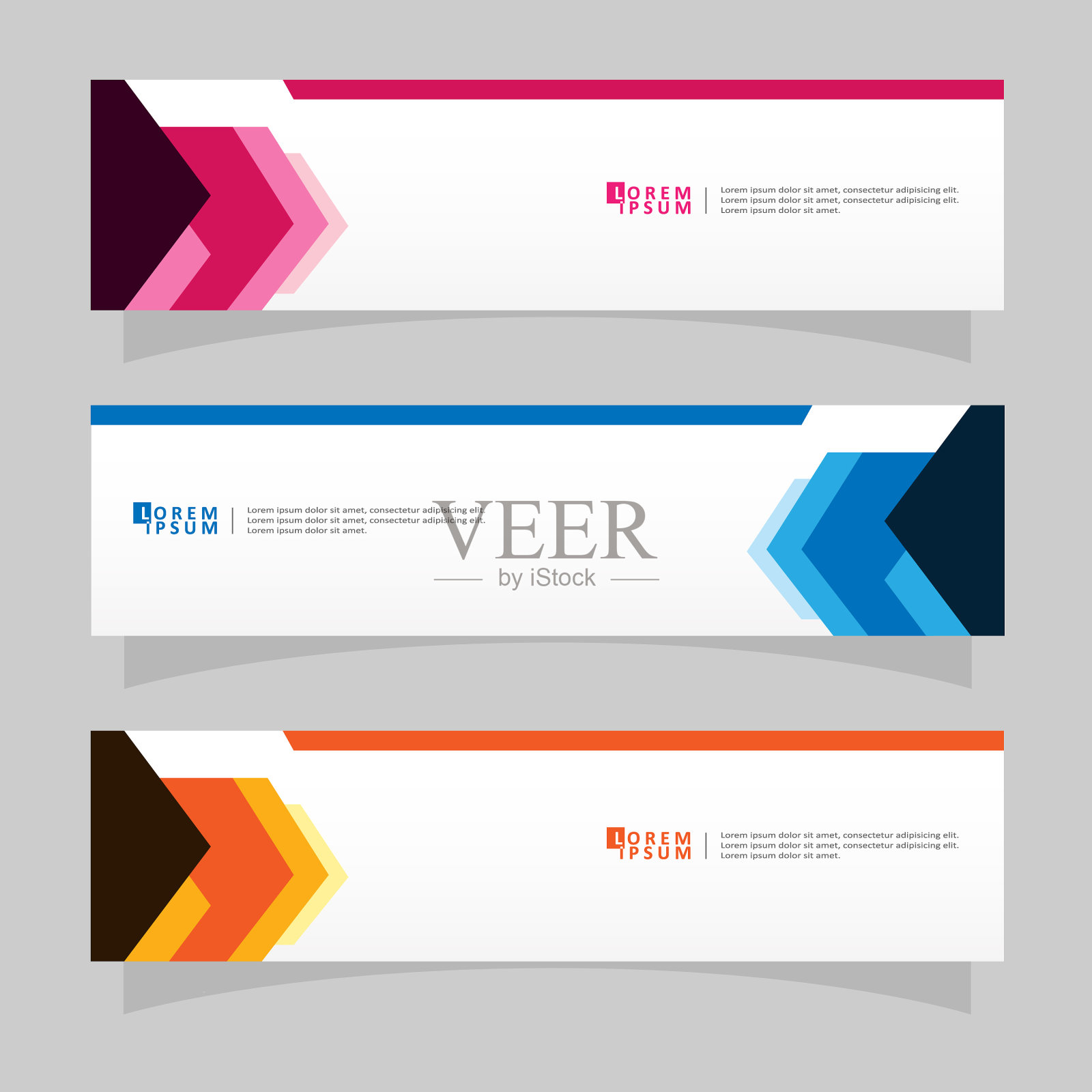 摘要设计横幅网页模板横幅插画图片素材