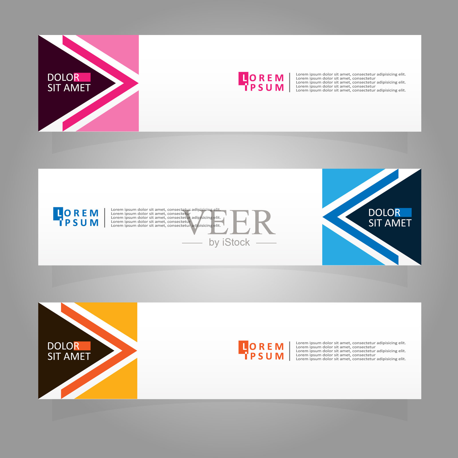 摘要设计横幅网页模板横幅插画图片素材