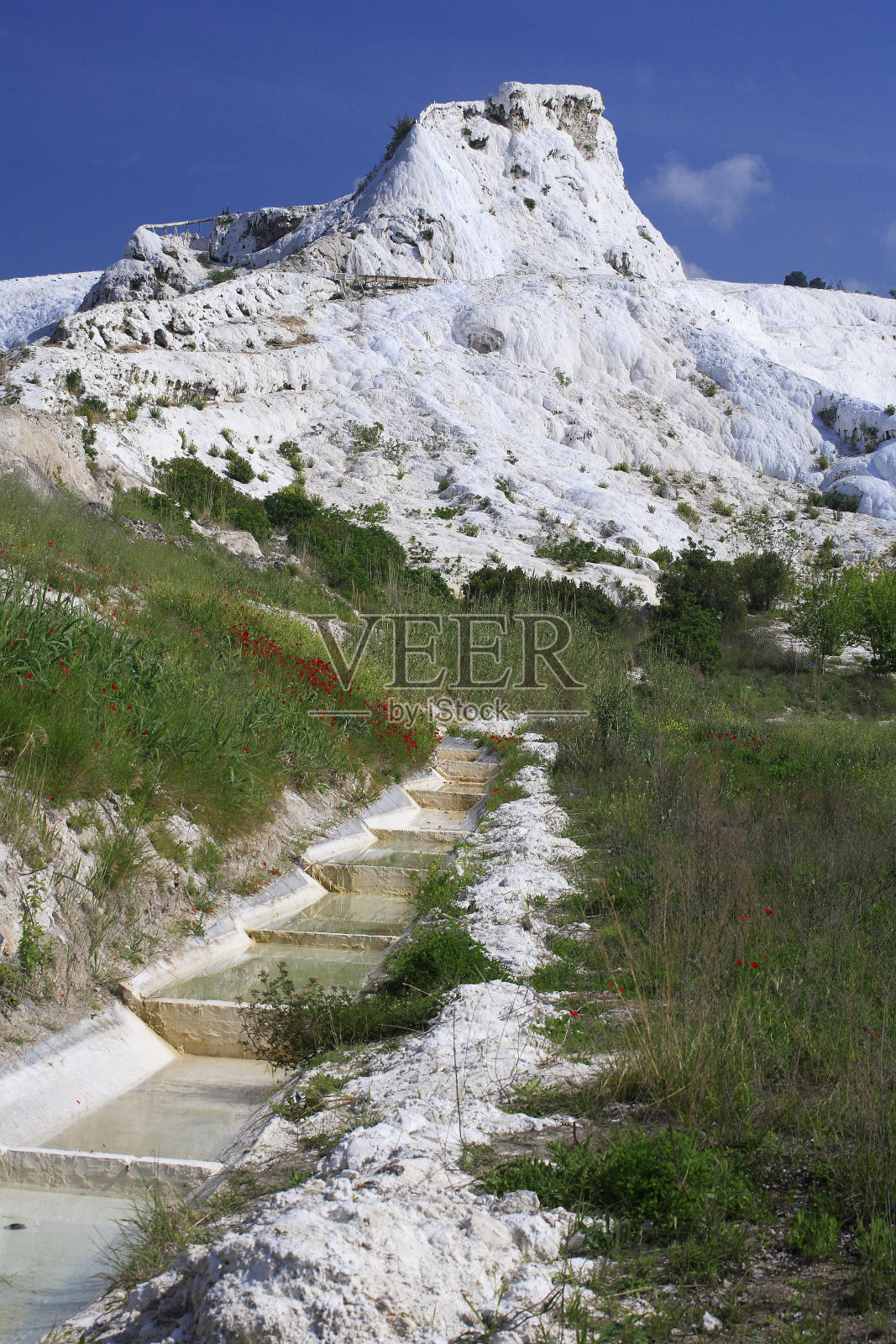 德尼兹利的帕穆卡莱照片摄影图片
