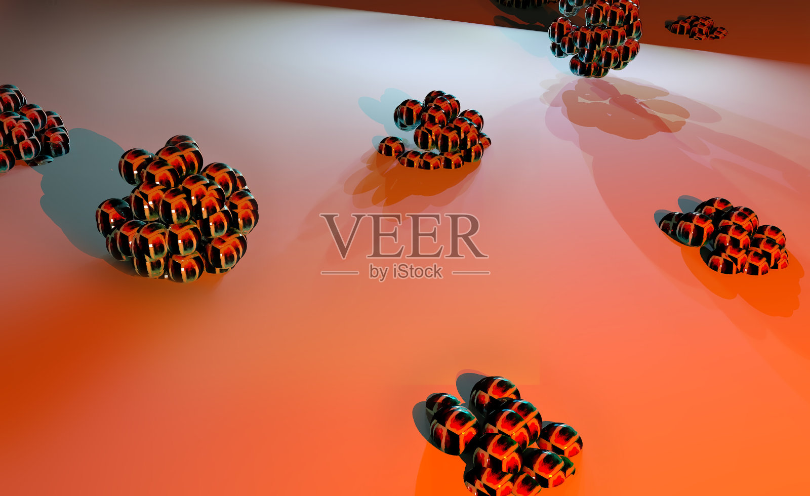 三维渲染抽象医学背景照片摄影图片