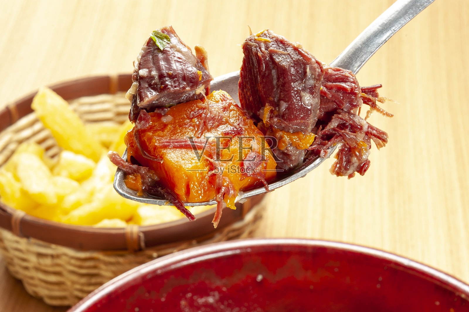 南瓜干肉照片摄影图片