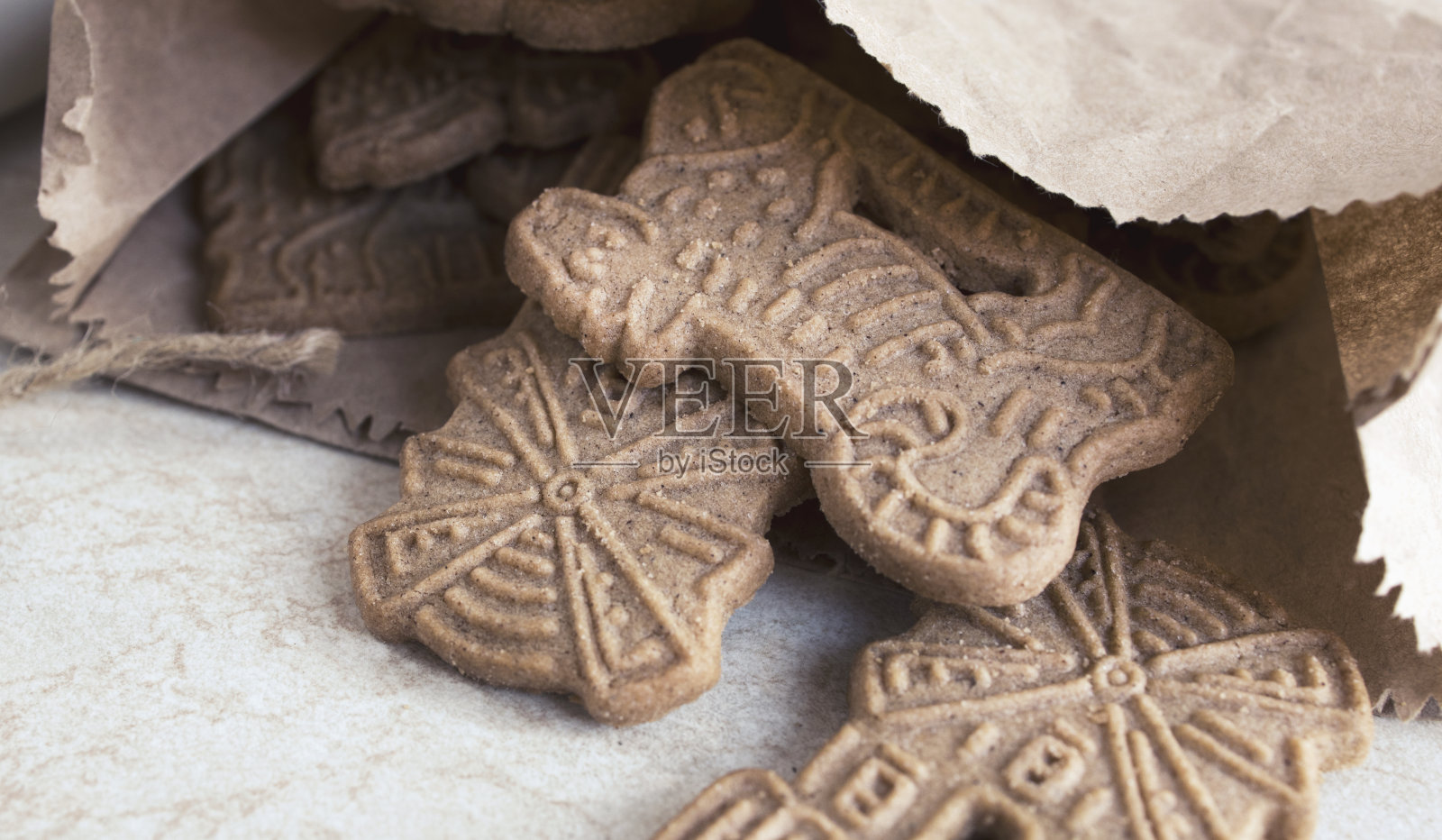 来自欧洲的节日辣饼干照片摄影图片